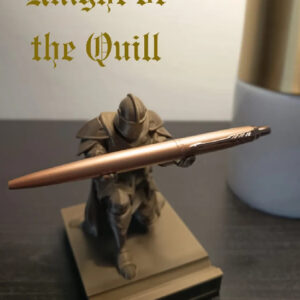 KNIGHT OF THE QUILL MEDIEVAL KNIGHT PEN HOLDER